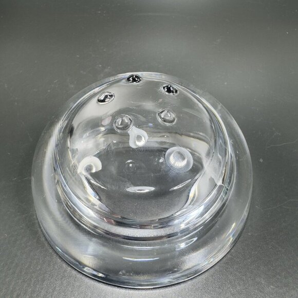 iittala Finland Glass Votive Holder Ballo Clear Glass Crystal Footed Tea Light - Picture 11 of 15